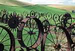 Home fence in the Palouse, Washington.
